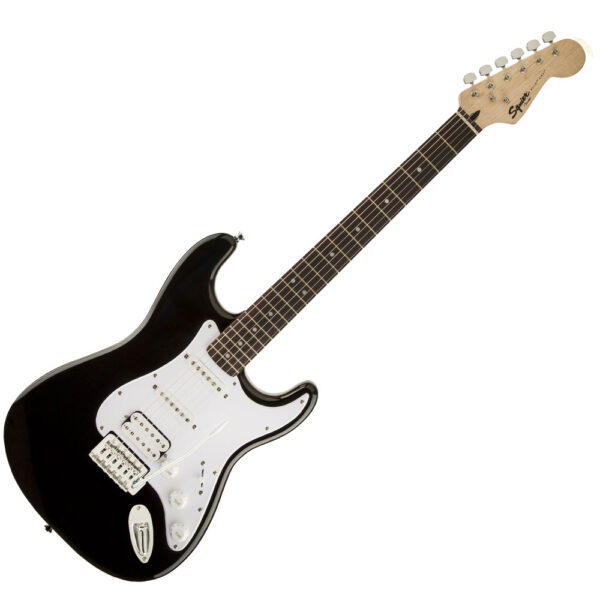 Fender Squier Bullet Strat HSS Electric Guitar with Trem – Black