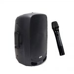 Hybrid PA15B Portable Powered Speaker with Wireless Microphone