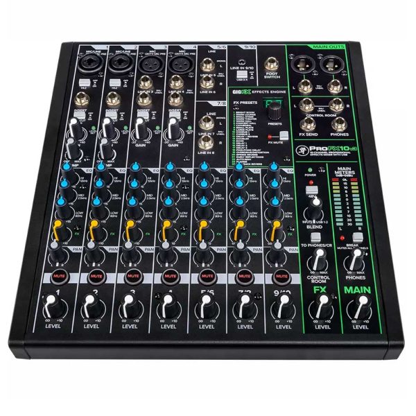 - Mackie ProFX10v3 Professional Effects Mixer with USB