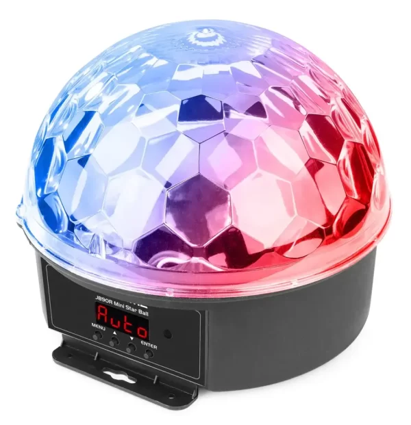 Beamz JB90R Mini Star Ball DMX LED 9 Colours