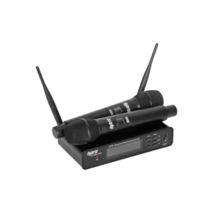 Hybrid U-DV HH Dual Handheld Wireless System with 100 Frequencies