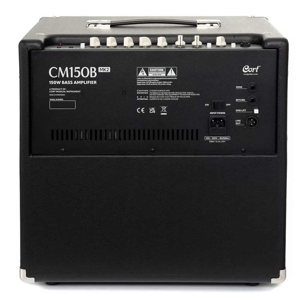 Cort CM150B 150-Watt Bass Guitar Amplifier rear