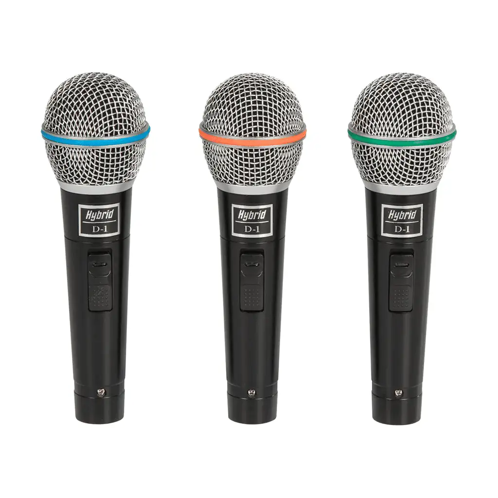 Hybrid D1 MKII-3 Dynamic Microphone (3-Pack)