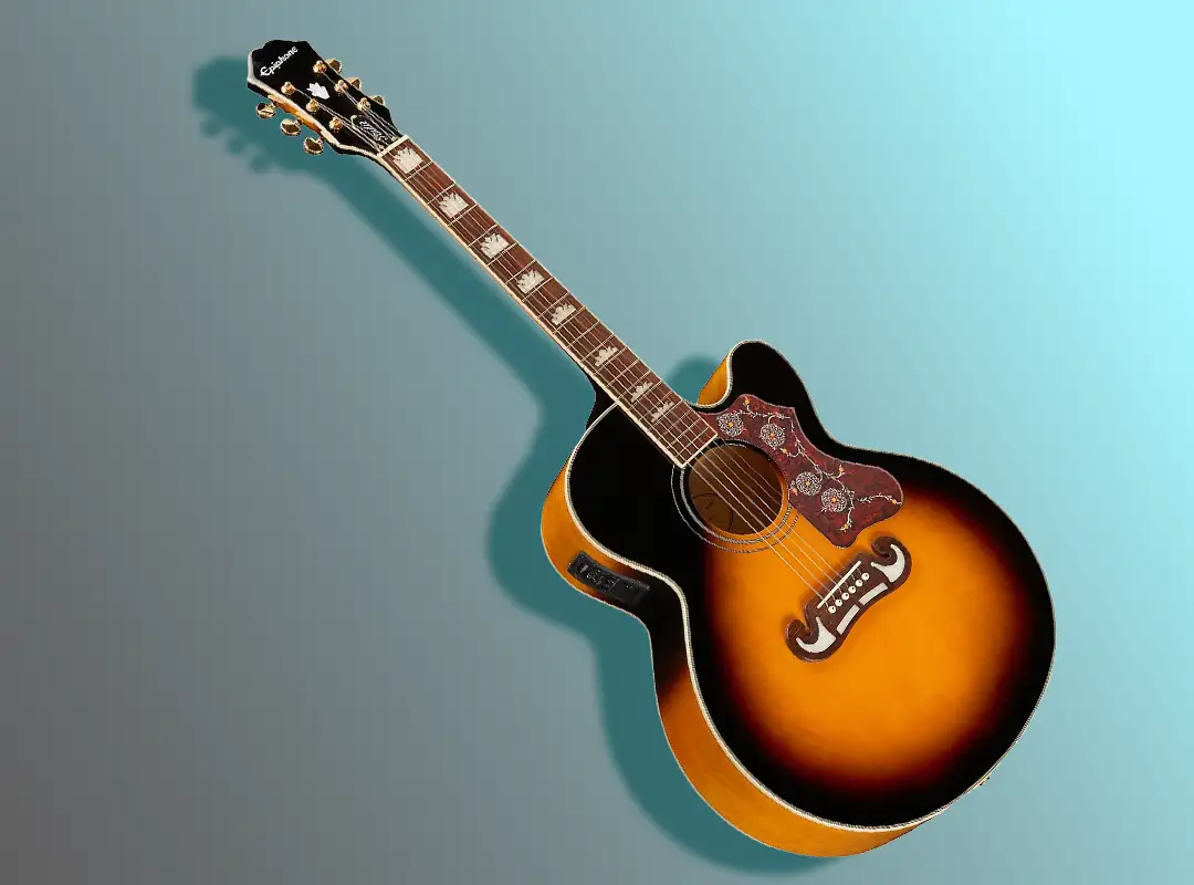 Epiphone J-200 EC Studio Jumbo Vintage SB Acoustic Black Friday Special