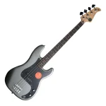 Gopherwood P Classic IV Bass Guitar Battleship Grey