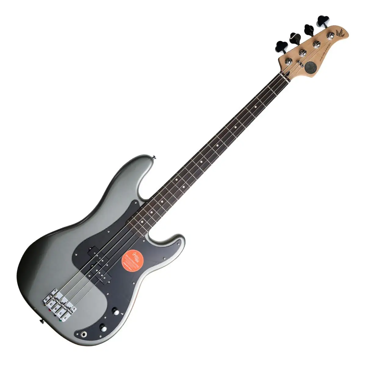 Gopherwood P Classic IV Bass Guitar Battleship Grey