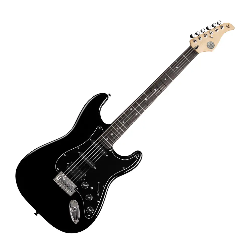 Gopherwood S Classic III Electric Guitar Jet Black
