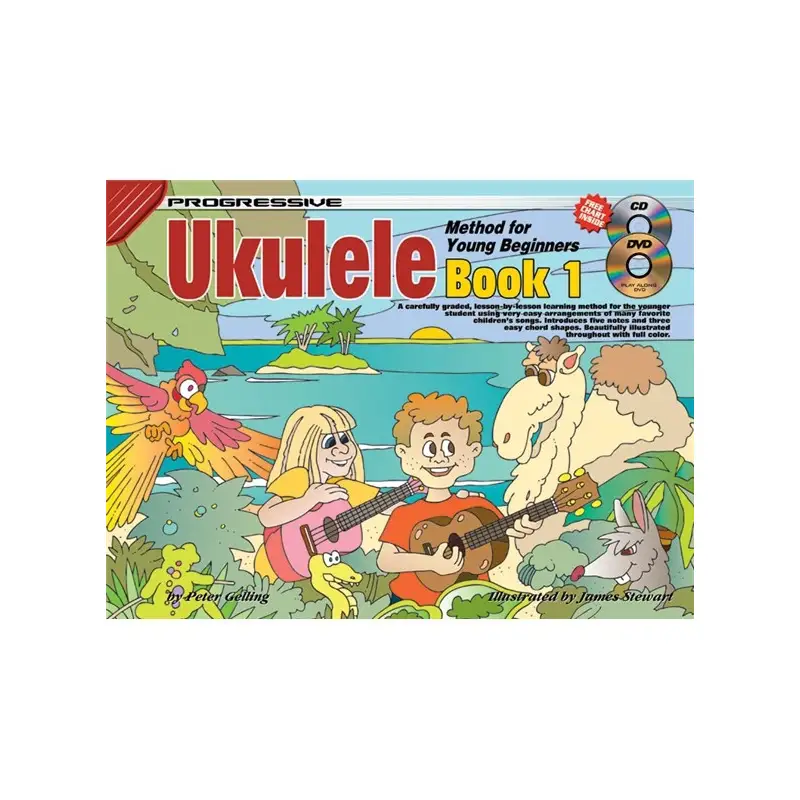 Progressive Ukulele Method For Young Beginners Book 1