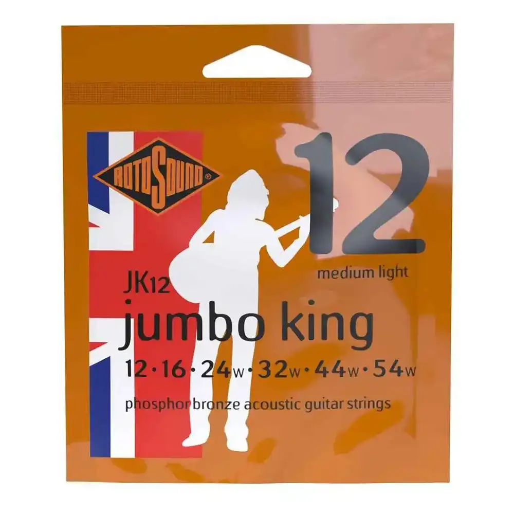 Rotosound JK12 Jumbo King Acoustic Medium Light 12-54
