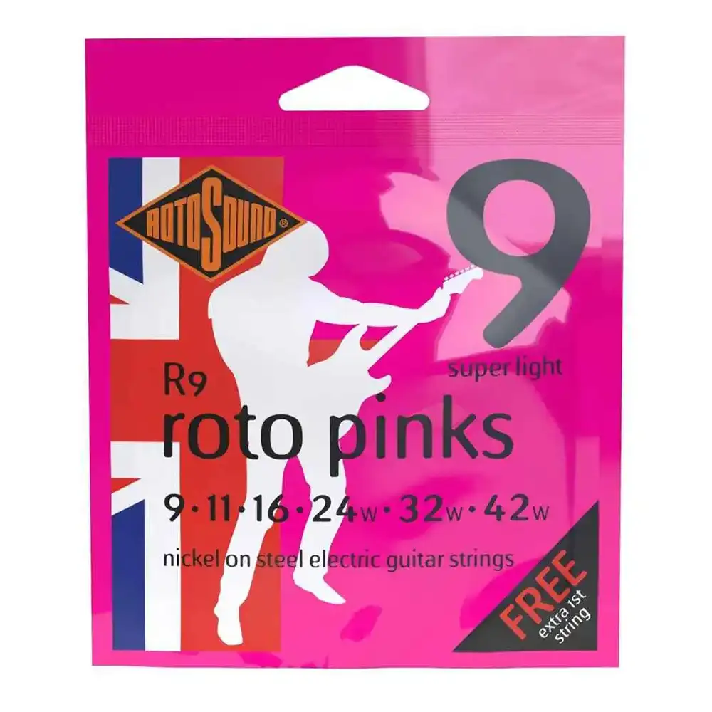 Rotosound R9 Roto Pinks 9-42