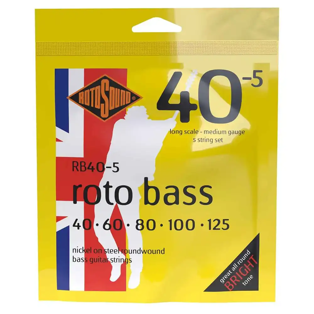 Rotosound RB40-5 Roto Bass Nickel 5-String Medium 40-125