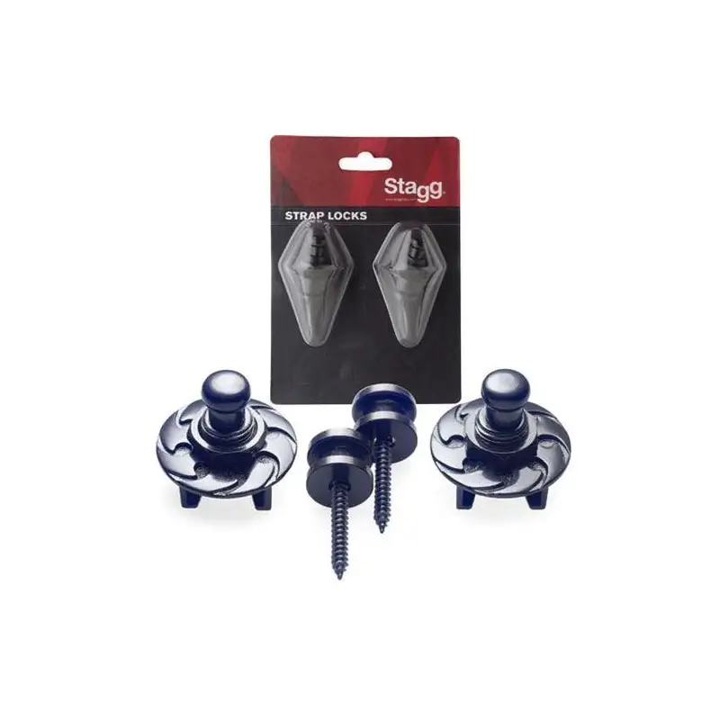 Stagg Strap Locks BK